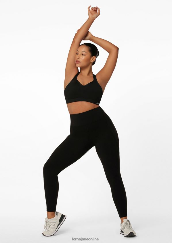 Lorna Jane ultimative Excel-Knöchelbeißer-Leggings ZR60X467 Bekleidung Schwarz Frauen