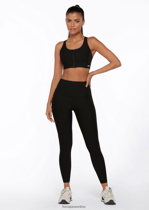 Lorna Jane ultimative Excel-Knöchelbeißer-Leggings ZR60X467 Bekleidung Schwarz Frauen