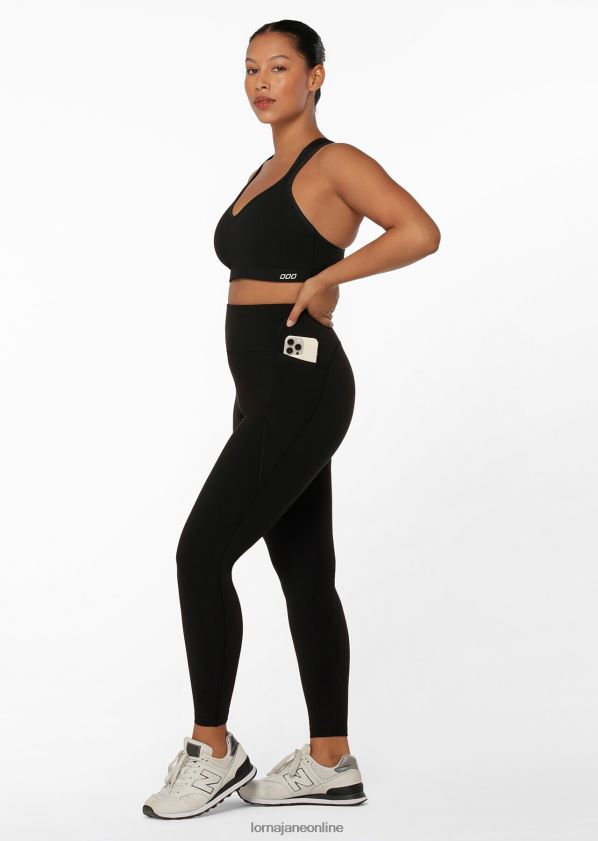 Lorna Jane ultimative Excel-Knöchelbeißer-Leggings ZR60X467 Bekleidung Schwarz Frauen