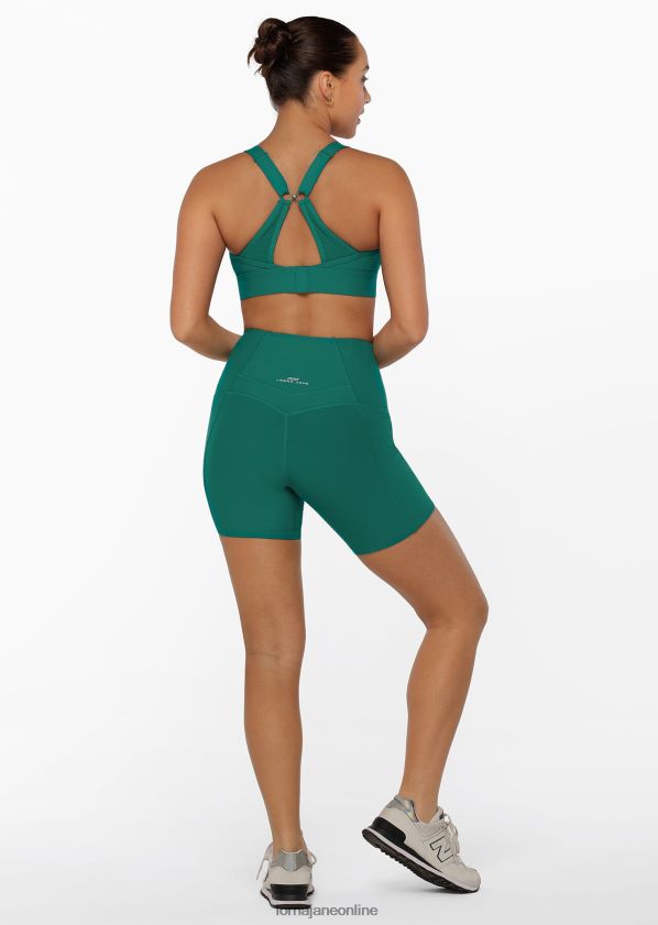 Lorna Jane ultimative Excel-Radshorts ZR60X435 Bekleidung dunkles Blaugrün Frauen