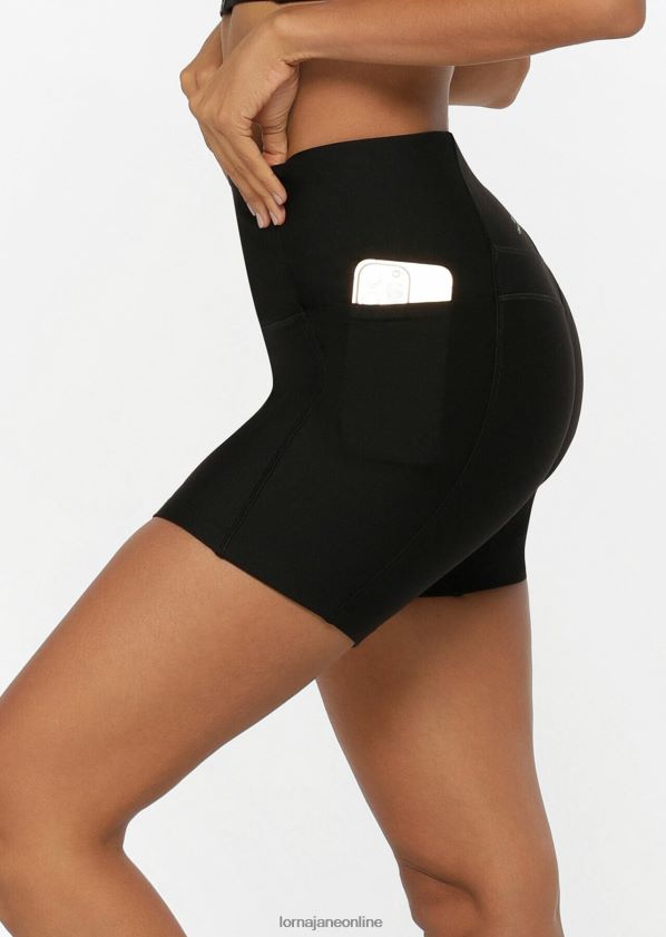 Lorna Jane ultimative Excel-Radshorts ZR60X470 Bekleidung Schwarz Frauen