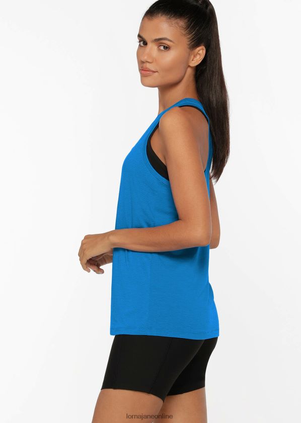 Lorna Jane ultimativer Aktivtank ZR60X427 Bekleidung Kornblume Frauen