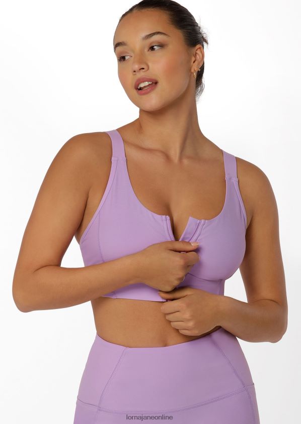 Lorna Jane ultimativer Excel-Sport-BH ZR60X390 Bekleidung lila Summen Frauen
