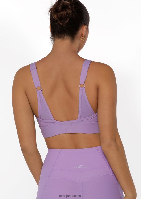 Lorna Jane ultimativer Excel-Sport-BH ZR60X390 Bekleidung lila Summen Frauen