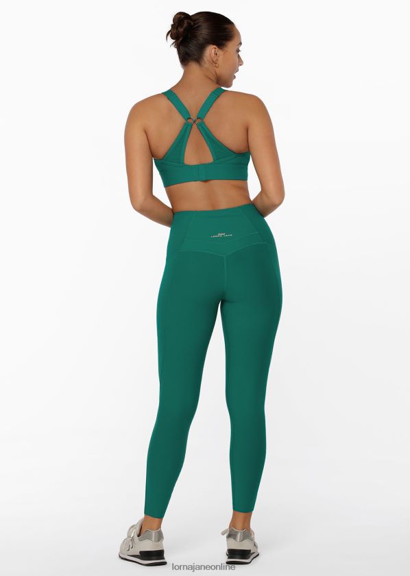 Lorna Jane ultimativer Excel-Sport-BH ZR60X428 Bekleidung dunkles Blaugrün Frauen