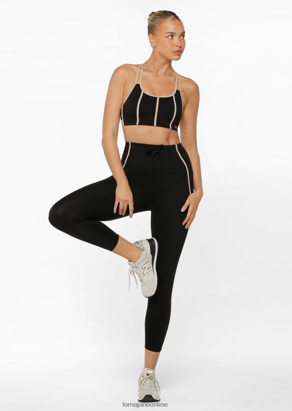 Lorna Jane Adapt No Ride Ankle Biter Leggings ZR60X156 Bekleidung Schwarz Frauen