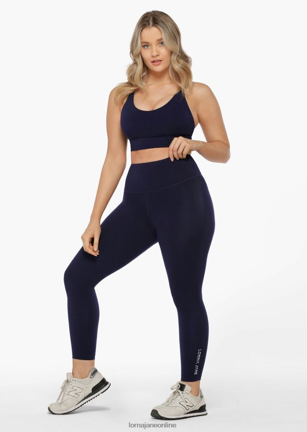 Lorna Jane Lotus-Knöchelbeißer-Leggings ohne Scheuern ZR60X124 Bekleidung Französische Marine Frauen