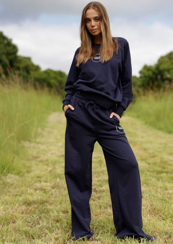 Lorna Jane Trackpant zurücksetzen ZR60X6 Bekleidung Französische Marine Frauen