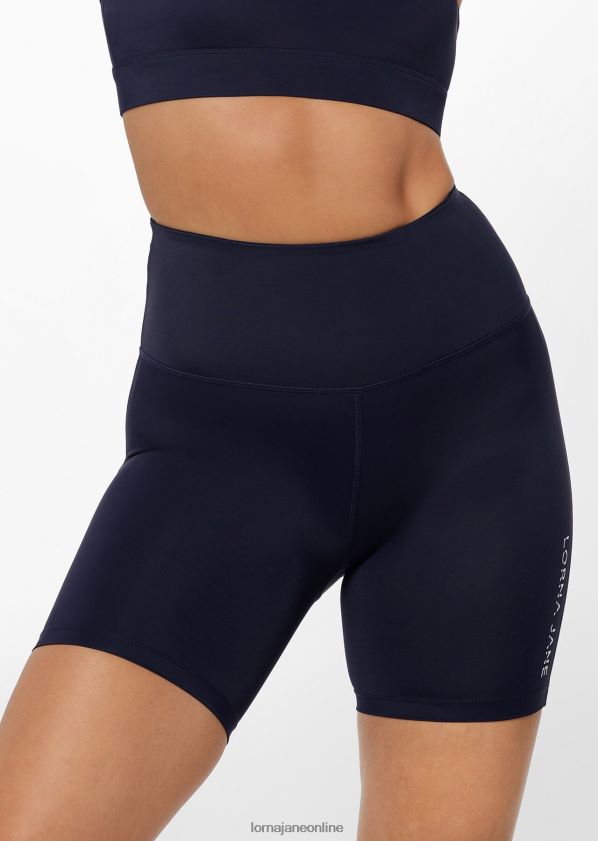 Lorna Jane Lotus No Chafe Cool Touch Fahrradshorts ZR60X184 Bekleidung Französische Marine Frauen