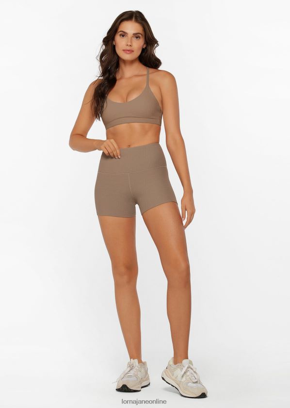 Lorna Jane Lounge Waffel freche Shorts ZR60X245 Bekleidung Knochen Frauen
