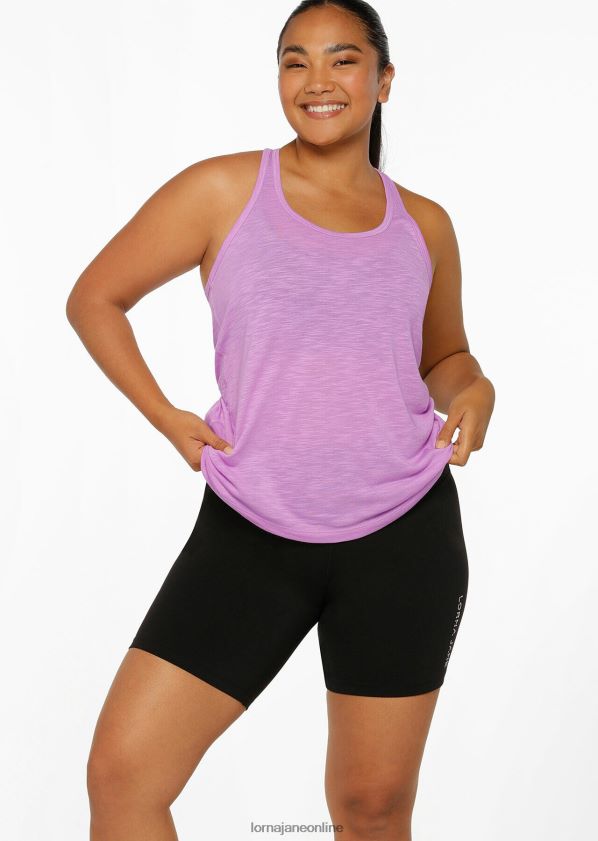Lorna Jane Lässiges Fitness-Tanktop ZR60X345 Bekleidung lila Summen Frauen