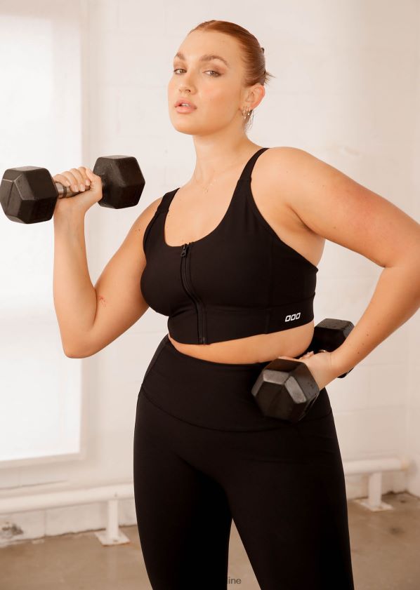 Lorna Jane ultimativer Excel-Sport-BH ZR60X463 Bekleidung Schwarz Frauen