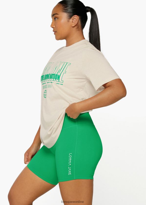 Lorna Jane Urlaub entspanntes T-Shirt ZR60X358 Bekleidung Auster Frauen