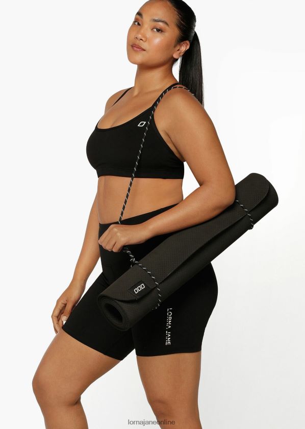 Lorna Jane leichte Reise-Trainingsmatte ZR60X324 Zubehörteil Schwarz Frauen